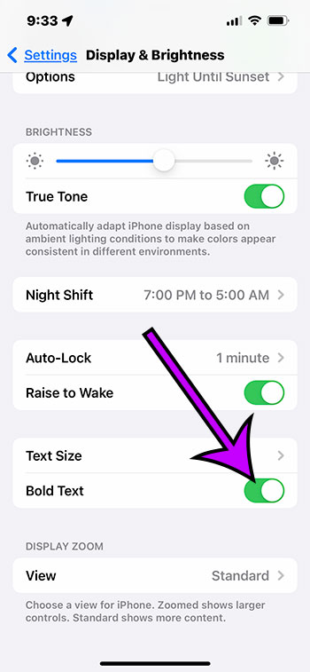 How to bold text on the iphone 13