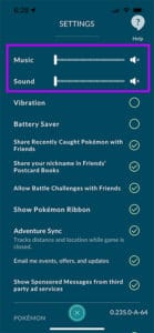 How to shut off pokemon go iphone sounds