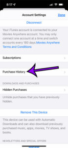 how to view your iPhone 13 purchase history