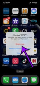 How to delete apps on an iphone 13